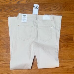 Zara Cream Women Jeans